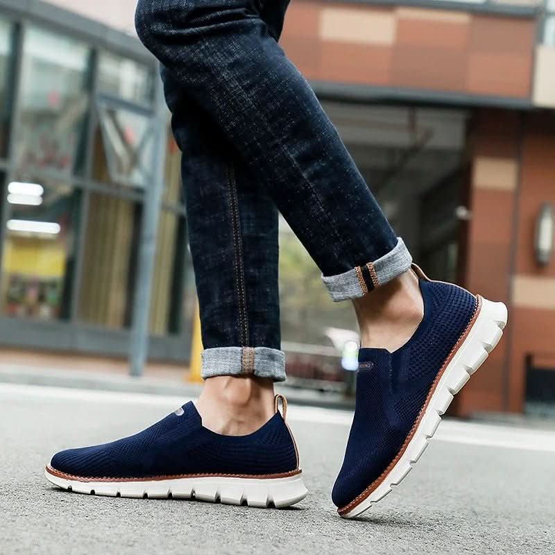 Percy Ainsworth | Knit Slip-On Trainers For Men