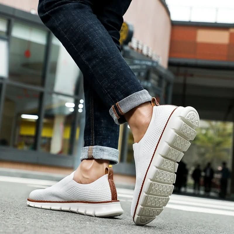Percy Ainsworth | Knit Slip-On Trainers For Men