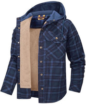 Charles Sharpe | Veste à capuche en polaire doublée plaid