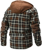 Charles Sharpe | Veste à capuche en polaire doublée plaid