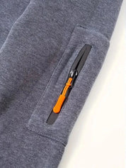 William Harrison | Sweat à capuche gris zippé