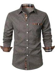James Whitmore | Classic Checked Trim Shirt
