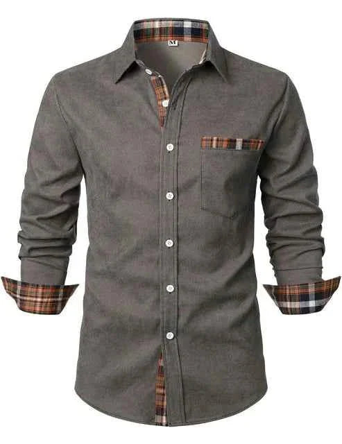 James Whitmore | Classic Checked Trim Shirt