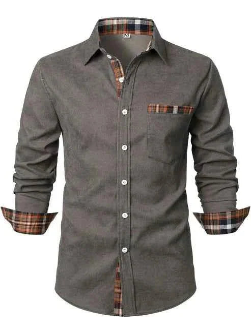 James Whitmore | Classic Checked Trim Shirt