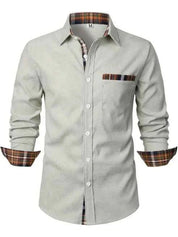 James Whitmore | Classic Checked Trim Shirt