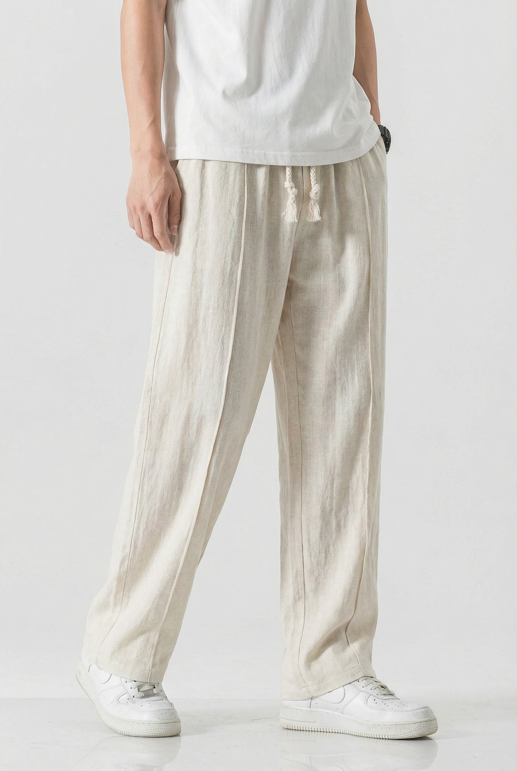 Matteo Sinclair | Relaxed Linen Trousers For Men