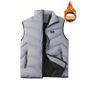 Florence Shaw | Red Quilted Padded Gilet for Women