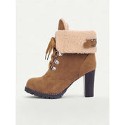 Alice Wood | Bottes d’hiver à lacets bordées de fourrure