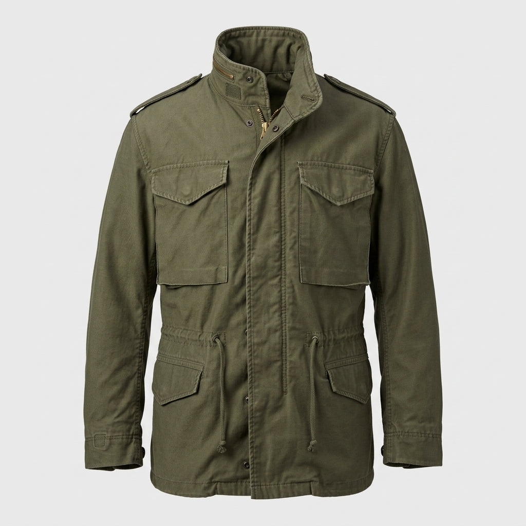 Imogen Turner | Vintage Military Field Jacket with Hidden Hood