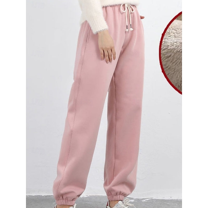 Margaret Fothergill | Joggers douillets en polaire taille haute