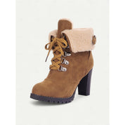 Alice Wood | Bottes d’hiver à lacets bordées de fourrure