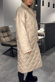 Phoebe Marchmont | Manteau matelassé réversible avec doublure à imprimé léopard