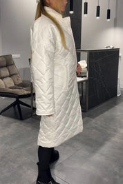Phoebe Marchmont | Manteau matelassé réversible avec doublure à imprimé léopard