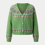 Judith Sutcliffe | Nordic Patterned Knit Cardigan