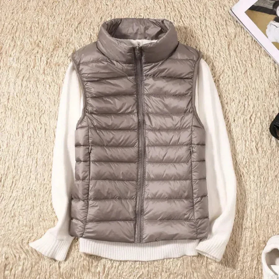 Elowen Hartwood | Lightweight Puffer Gilet with Zip