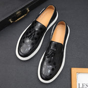 Arthur Belmont | Luxe Tassel Leather Loafers