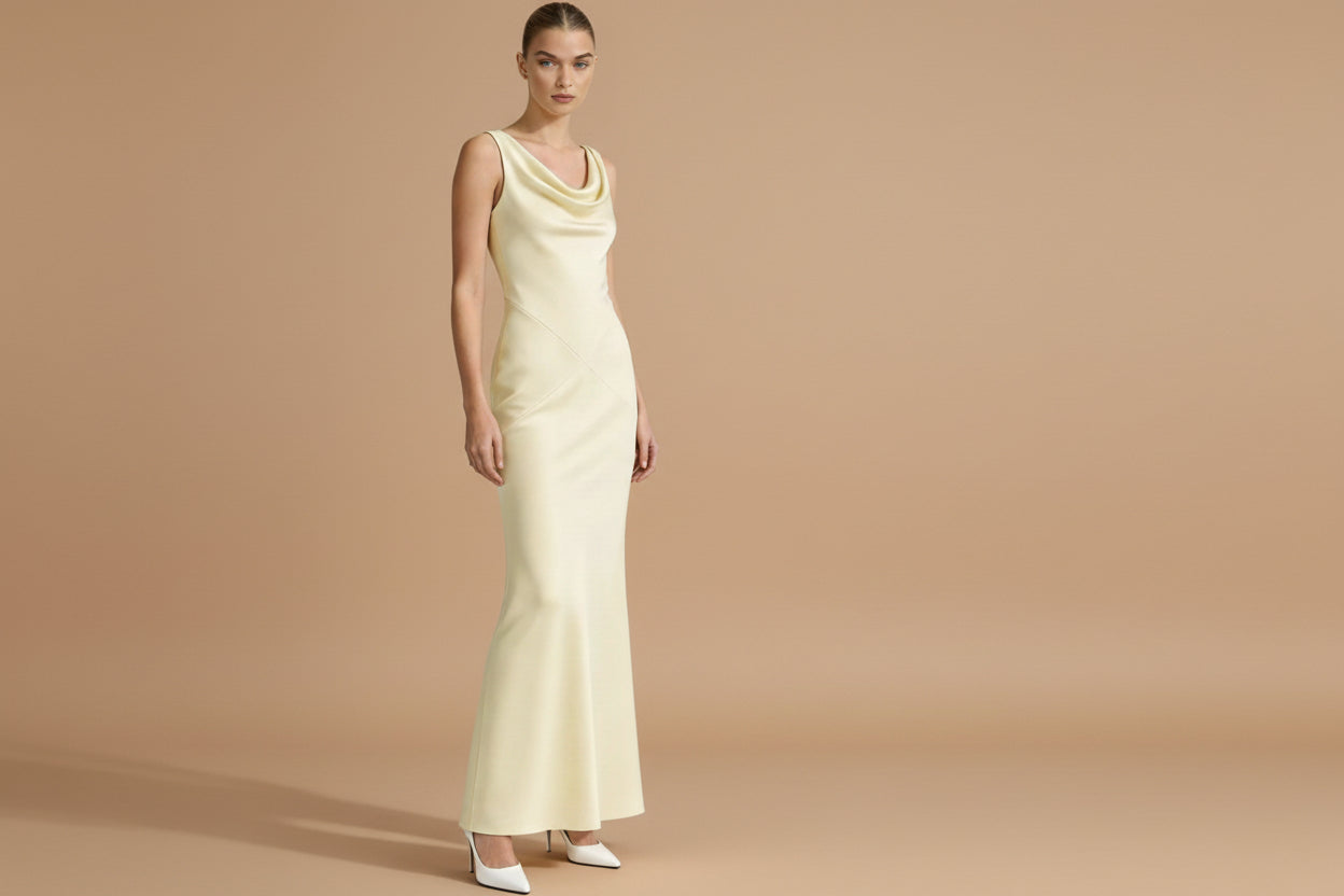 Amelia Hartwell | Satin Maxi Prom Dress For Women