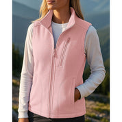 Isla Roberts | Cozy Zip-Up Fleece Vest