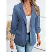 Amelia Thompson | Tailored Open-Front Blazer