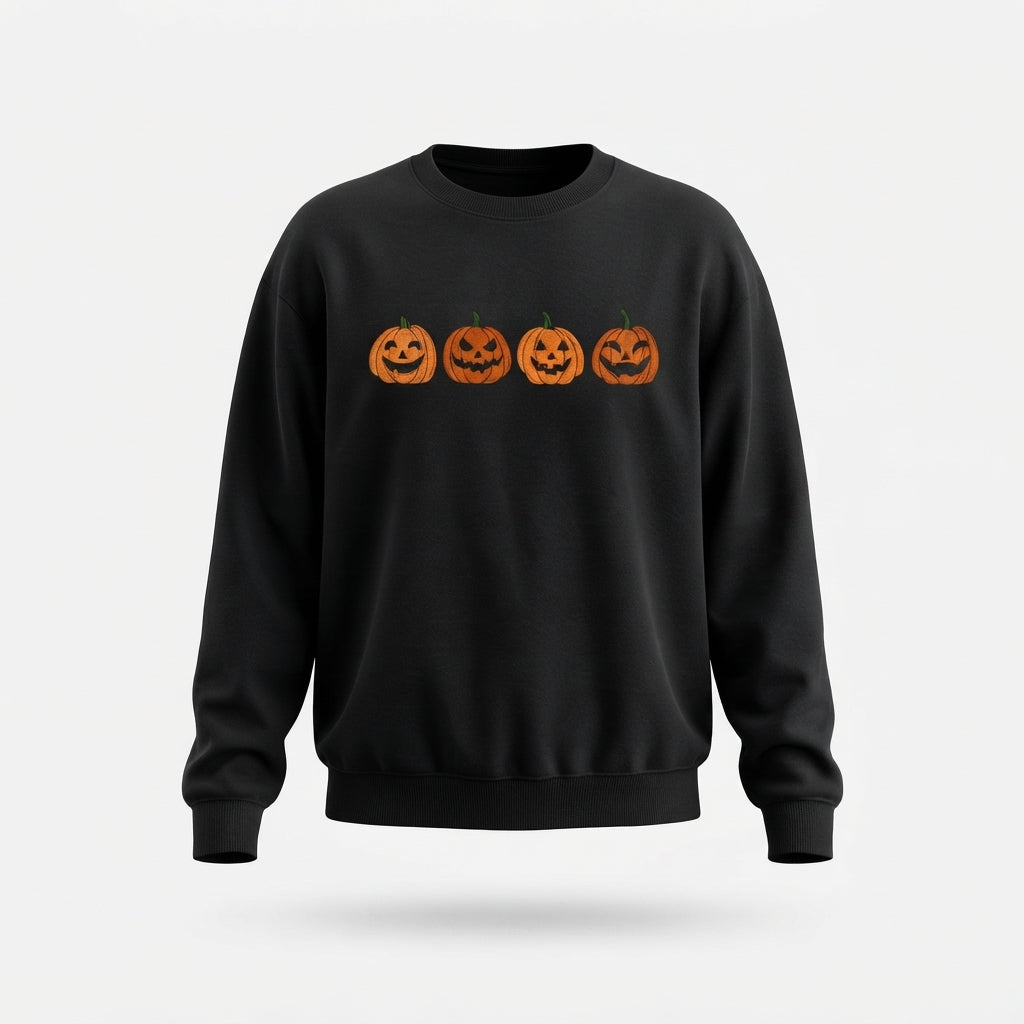 Little Boo | Pumpkin Halloween Sweater For Women