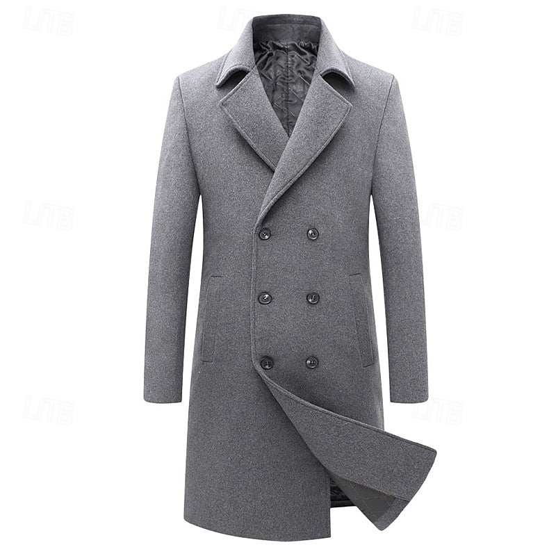 Tabitha Wentworth | Manteau ajusté croisé gris