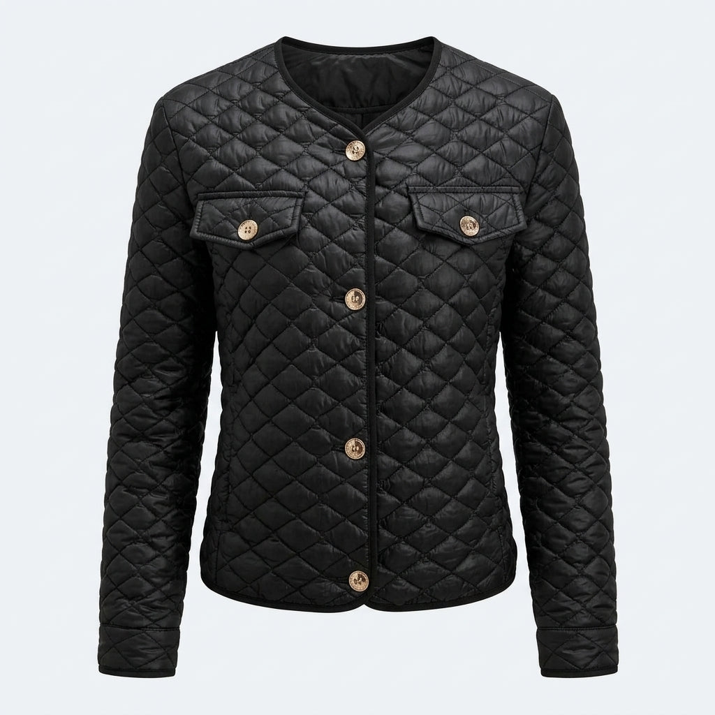 Maeve Jones | Manteau court matelassé à losanges
