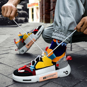 Harriet Woods | Baskets tendance à semelle épaisse color-block
