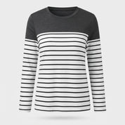 Marianne Radcliffe | Striped Long Sleeve Top