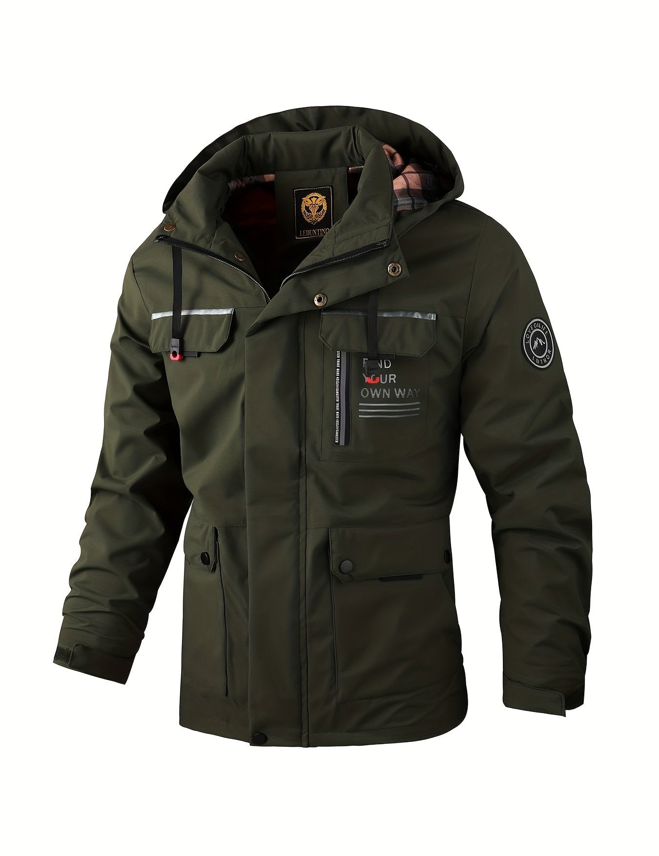 Freddie Clarke | Men's Weatherproof Hooded Jacket in Black
