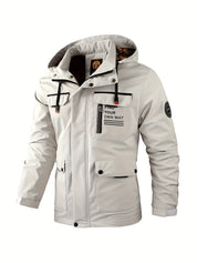 Freddie Clarke | Veste à capuche imperméable pour homme, noire