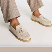Miles Turner | Suede Tassel Loafers For Men