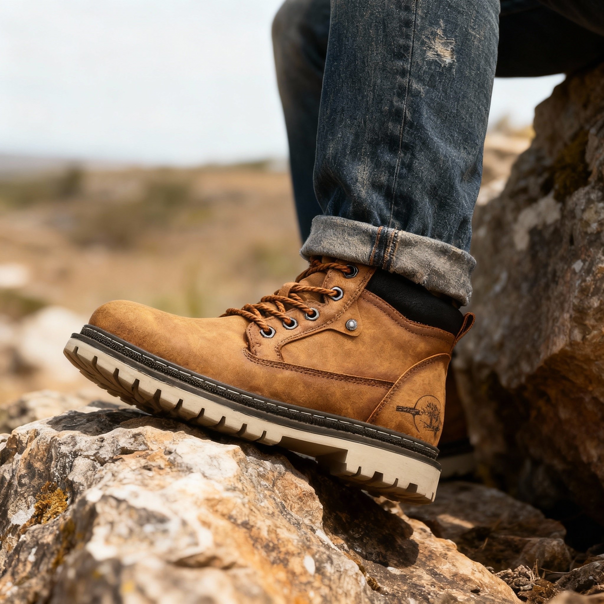 Edward Davies | Men's Leather Ankle Work Boots