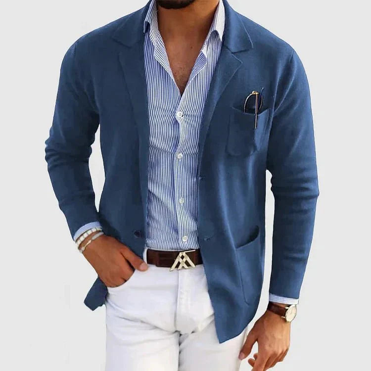 Marco De Santis | Riviera Knit Blazer Luxe