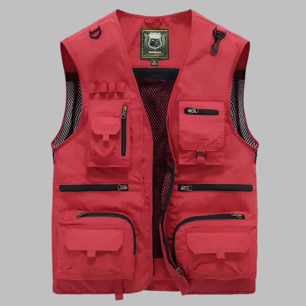 Harrison Blake | Multi-Pocket Utility Vest For Men
