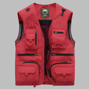 Harrison Blake | Multi-Pocket Utility Vest For Men