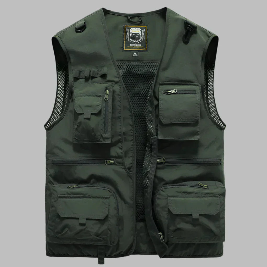 Harrison Blake | Multi-Pocket Utility Vest For Men