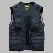 Harrison Blake | Multi-Pocket Utility Vest For Men