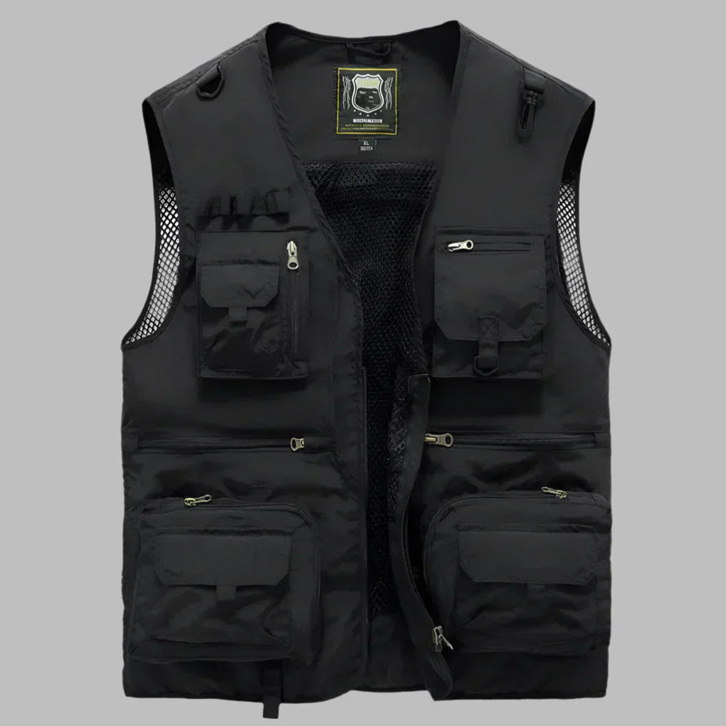 Harrison Blake | Multi-Pocket Utility Vest For Men
