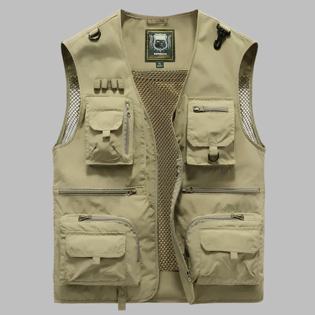 Harrison Blake | Multi-Pocket Utility Vest For Men