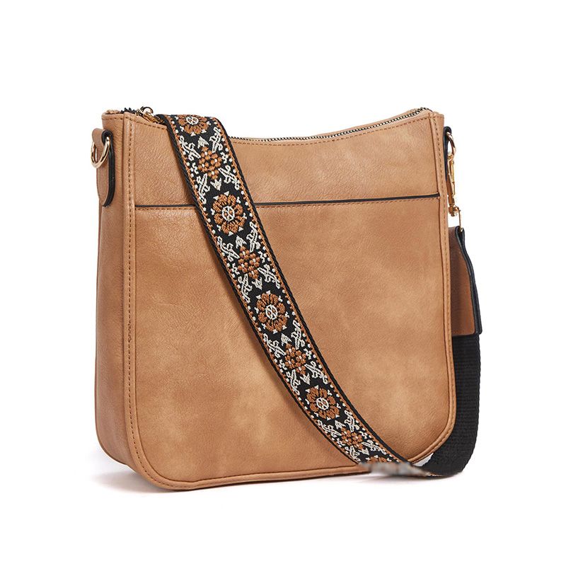 Camille Laurent | Vintage Leather Crossbody Bag For Women