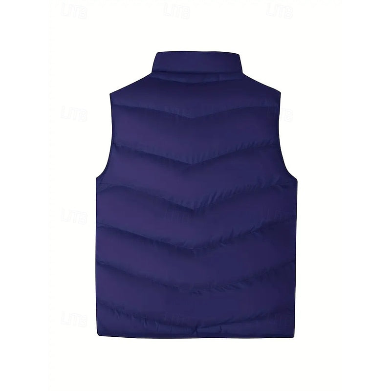 Florence Shaw | Red Quilted Padded Gilet for Women
