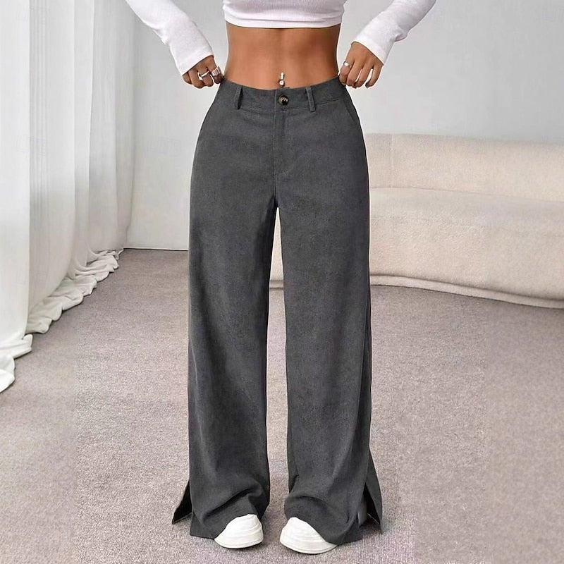 Fiona Sinclair | Pantalon large taille haute