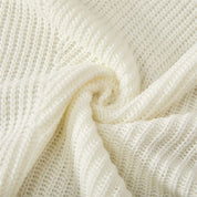 Henry Blackwell | Cream Waffle Knit Sweater for Men