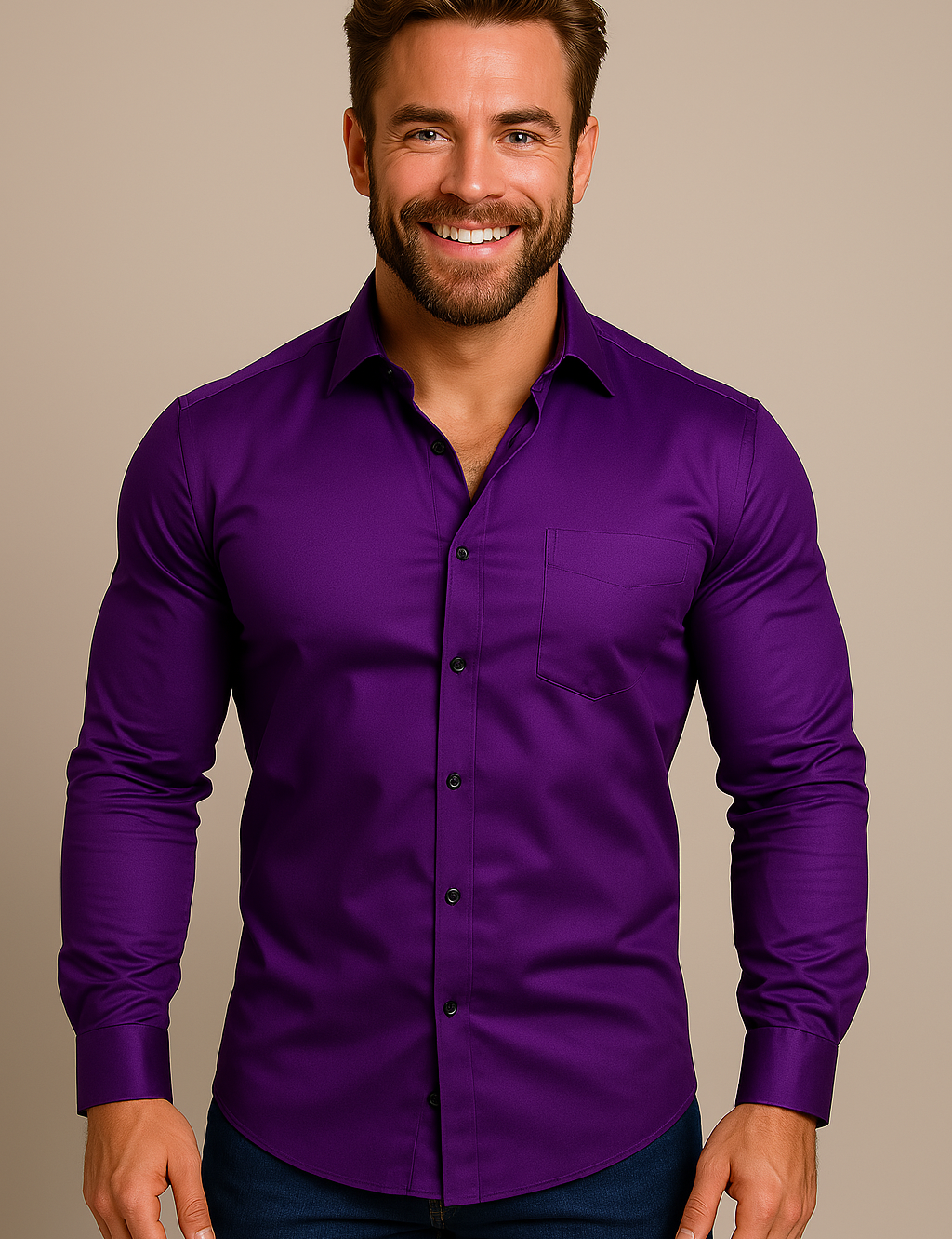Nathaniel Brooks | Premium Tailored Dress Shirt For Men