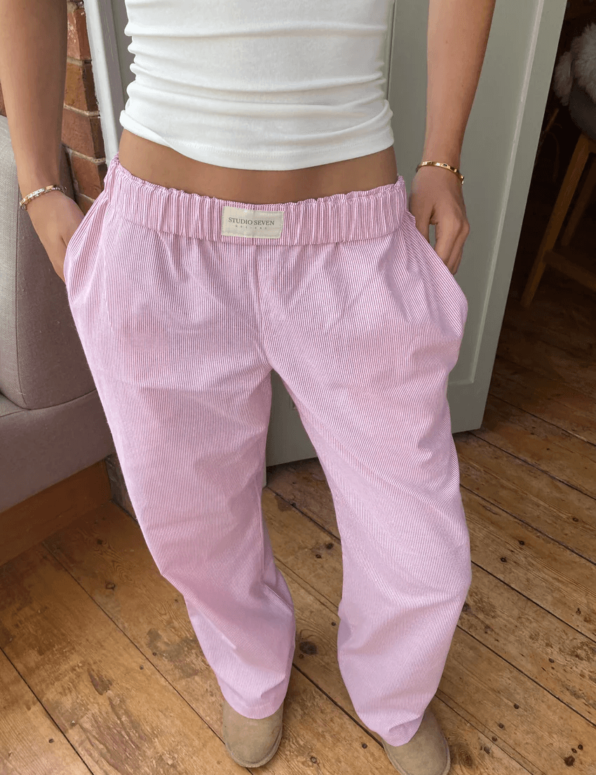 Amélie Rousseau | Relaxed Cotton Lounge Trousers For Women