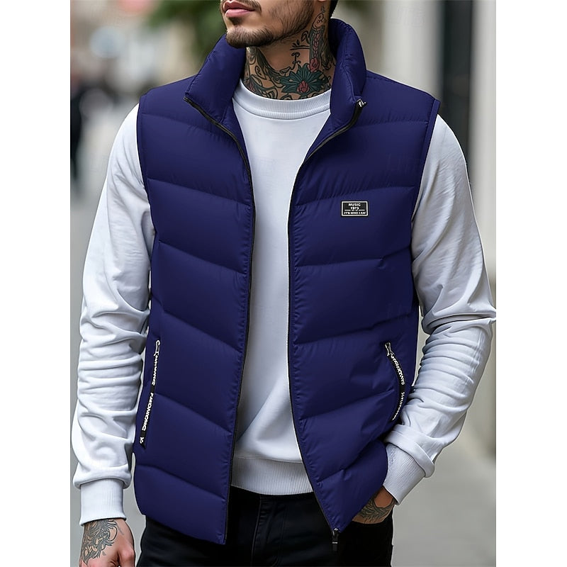 Florence Shaw | Red Quilted Padded Gilet for Women