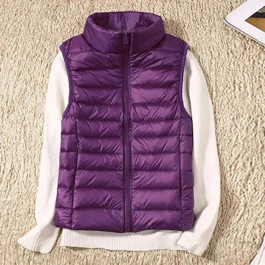 Elowen Hartwood | Lightweight Puffer Gilet with Zip