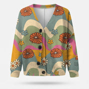 Rhiannon Beckett | Floral Open-Front Cardigan