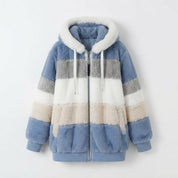 Rosemary Carter | Multicolour Faux Fur Hooded Puffer Jacket
