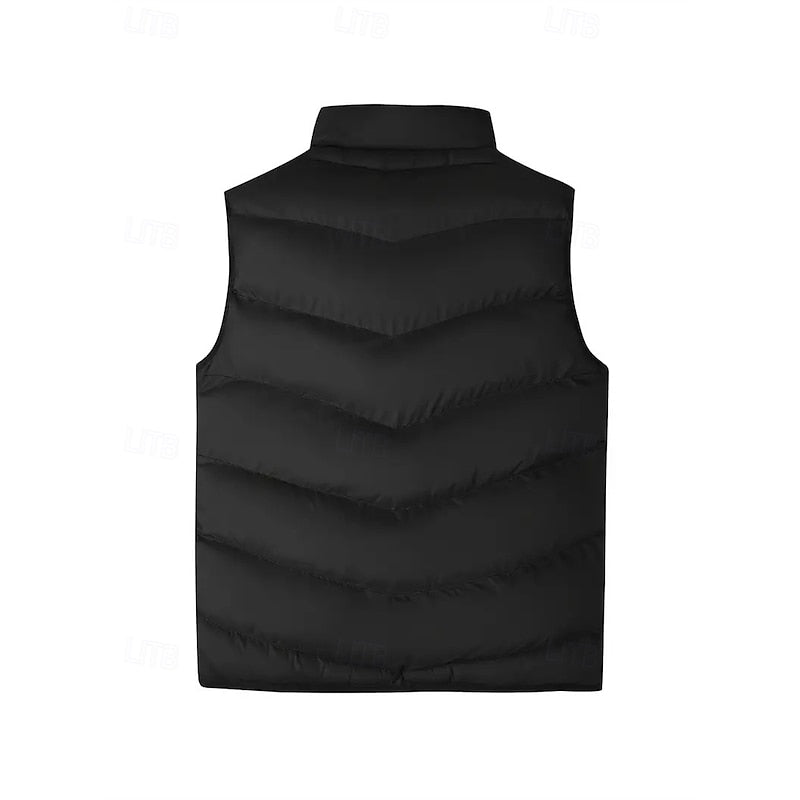 Florence Shaw | Red Quilted Padded Gilet for Women